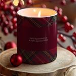 Αρωματικό Κερί, Χειροποίητο με Άρωμα Vanilla Cream, Xmas Spirit