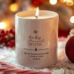 Αρωματικό Κερί, Χειροποίητο με Άρωμα Vanilla Cream, It's Cold