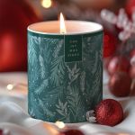 Αρωματικό Κερί, Χειροποίητο με Άρωμα Vanilla Cream, Fun Xmas