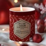 Αρωματικό Κερί, Χειροποίητο με Άρωμα Vanilla Cream, Red Season