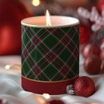 Αρωματικό Κερί, Χειροποίητο με Άρωμα Vanilla Cream, Mistletoe