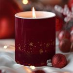 Αρωματικό Κερί, Χειροποίητο με Άρωμα Vanilla Cream, Gold Snow