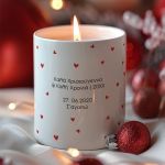 Αρωματικό Κερί, Χειροποίητο με Άρωμα Vanilla Cream, Loving