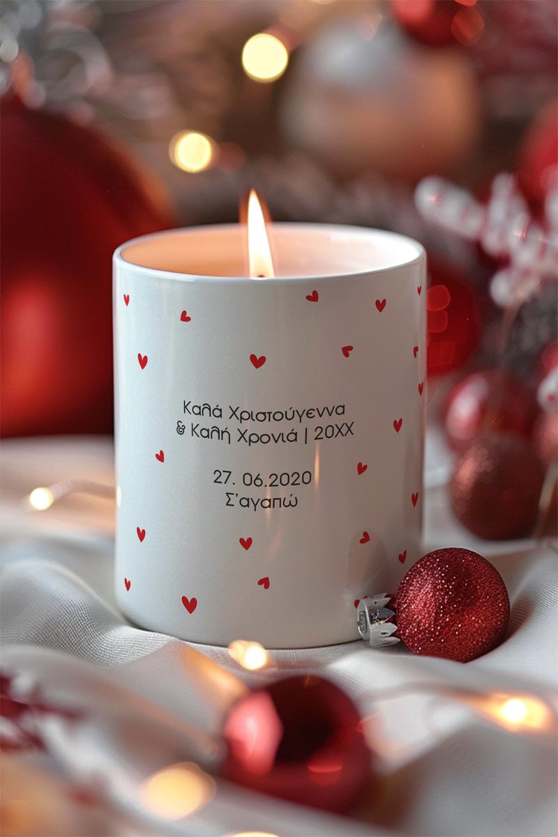 Αρωματικό Κερί, Χειροποίητο με Άρωμα Vanilla Cream, Loving