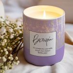 Αρωματικό Κερί, Χειροποίητο με Άρωμα Vanilla Cream, Winter
