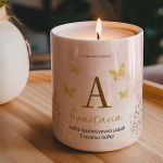 Αρωματικό Κερί, Χειροποίητο με Άρωμα Vanilla Cream, Lovely Pink