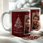 Κούπα Χριστουγεννιάτικη με Αφιέρωση, Holly Jolly