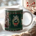 Κούπα Χριστουγεννιάτικη με Αφιέρωση, Holly Xmas