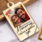 Χριστουγεννιάτικο Μπρελόκ Golden Mirror, Δώρο για Ζευγάρι