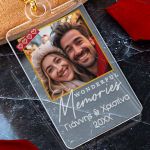 Χριστουγεννιάτικο Μπρελόκ Plexi με Ονόματα, Δώρο για Ζευγάρι