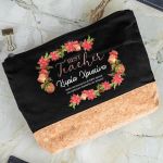 Μεγάλο Τσαντάκι & Νεσεσέρ με Φελλό, Χριστουγεννιάτικο Δώρο για Δασκάλα