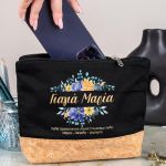 Δώρο για Γιαγιά Μεγάλο Μαύρο Τσαντάκι & Νεσεσέρ με Φελλό