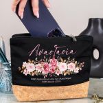 Κομψό Μαύρο Τσαντάκι & Νεσεσέρ Καλλυντικών, Δώρο για Μαμά