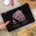 Δώρο για Νονά, Μαύρο Τσαντάκι & Νεσεσέρ Καλλυντικών