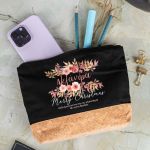 Μεγάλο Τσαντάκι & Νεσεσέρ με Φελλό για Χριστουγεννιάτικο Δώρο