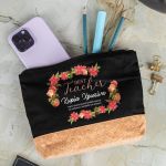 Μεγάλο Τσαντάκι & Νεσεσέρ με Φελλό, Χριστουγεννιάτικο Δώρο για Δασκάλα