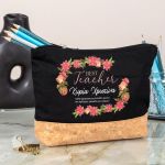 Μεγάλο Τσαντάκι & Νεσεσέρ με Φελλό, Χριστουγεννιάτικο Δώρο για Δασκάλα