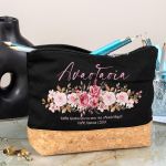 Κομψό Μαύρο Τσαντάκι & Νεσεσέρ Καλλυντικών, Δώρο για Μαμά