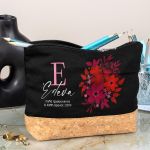 Πρωτότυπο Γυναικείο Δώρο, Μαύρο Τσαντάκι & Νεσεσέρ με Φελλό