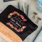 Μεγάλο Τσαντάκι & Νεσεσέρ με Φελλό, Χριστουγεννιάτικο Δώρο για Δασκάλα