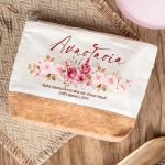 Κομψό Εκρού Τσαντάκι & Νεσεσέρ Καλλυντικών, Δώρο για Μαμά