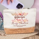 Μεγάλο Τσαντάκι & Νεσεσέρ με Φελλό για Χριστουγεννιάτικο Δώρο