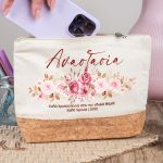 Κομψό Εκρού Τσαντάκι & Νεσεσέρ Καλλυντικών, Δώρο για Μαμά