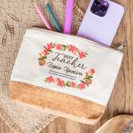 Μεγάλο Τσαντάκι & Νεσεσέρ με Φελλό, Χριστουγεννιάτικο Δώρο για Δασκάλα