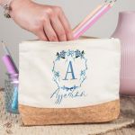 Δώρο για Μητέρα Μεγάλο Εκρού Τσαντάκι & Νεσεσέρ με Φελλό