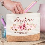 Κομψό Εκρού Τσαντάκι & Νεσεσέρ Καλλυντικών, Δώρο για Μαμά