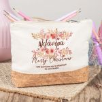 Μεγάλο Τσαντάκι & Νεσεσέρ με Φελλό για Χριστουγεννιάτικο Δώρο