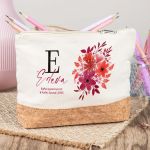 Πρωτότυπο Γυναικείο Δώρο, Εκρού Τσαντάκι & Νεσεσέρ με Φελλό