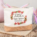 Μεγάλο Τσαντάκι & Νεσεσέρ με Φελλό, Χριστουγεννιάτικο Δώρο για Δασκάλα