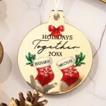 Στολίδι Χριστουγεννιάτικου Δέντρου με Όνομα, Snowy Paw