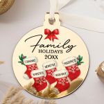 Στολίδι Χριστουγεννιάτικου Δέντρου με Όνομα, Family Moments