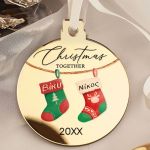 Στολίδι Χριστουγεννιάτικου Δέντρου με Όνομα, Together Forever