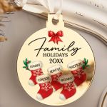 Στολίδι Χριστουγεννιάτικου Δέντρου με Όνομα, Family Moments