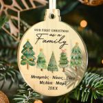 Στολίδι Χριστουγεννιάτικου Δέντρου με Όνομα, Big Family