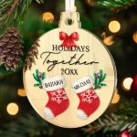 Στολίδι Χριστουγεννιάτικου Δέντρου με Όνομα, Snowy Paw