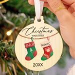 Στολίδι Χριστουγεννιάτικου Δέντρου με Όνομα, Together Forever