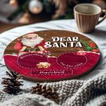 Δίσκος Σερβιρίσματος Αγίου Βασίλη με το Όνομα του Παιδιού