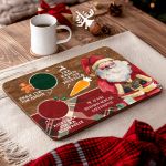 Δίσκος Σερβιρίσματος Αγίου Βασίλη με Αφιέρωση, Santa Gift