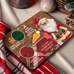 Δίσκος Σερβιρίσματος Αγίου Βασίλη με Αφιέρωση, Santa Gift