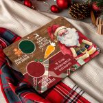 Δίσκος Σερβιρίσματος Αγίου Βασίλη με Αφιέρωση, Santa Gift