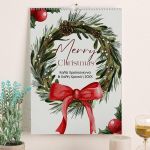 Ημερολόγιο Τοίχου ή Επιτραπέζιο 2025, Christmas Wreath