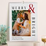 Ημερολόγιο Τοίχου ή Επιτραπέζιο 2025, Merry & Bright