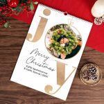 Ημερολόγιο Τοίχου ή Επιτραπέζιο 2025, Christmas Frills