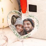 Στολίδι Χριστουγεννιάτικου Δέντρου με Φωτογραφία, Frosty Heart