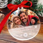 Στολίδι Χριστουγεννιάτικου Δέντρου με Φωτογραφία, Xmas Holiday