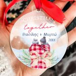 Στολίδι Χριστουγεννιάτικου Δέντρου με Φωτογραφία, Loving Xmas